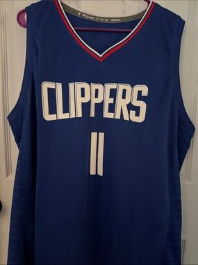 Fanatics LA Clippers Royal Blue #11 Basketball Jersey with Red & White Trim